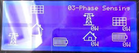 03-Phase Sensing error s'affichée sur l'écran KO de la machine Si les 1 voyants sont allumés comme indiqué dans l'image de gauche, le câblage LINE