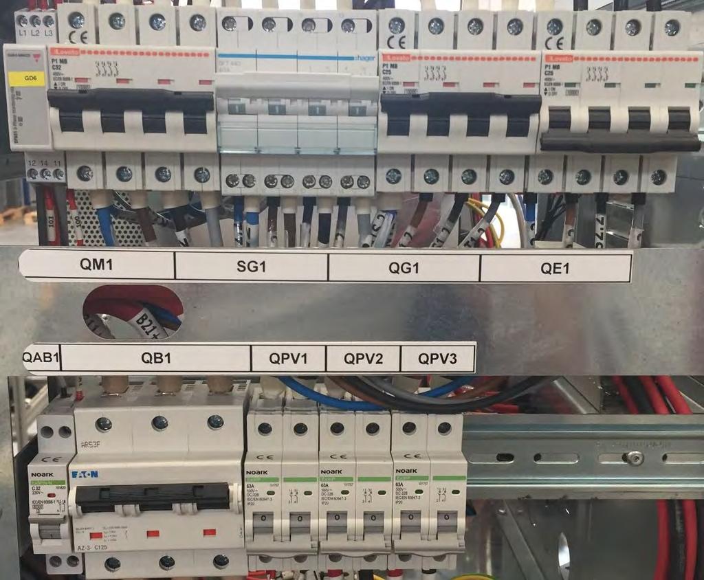 4.5.3 Vérifier le sens cyclique correct des phases connectées à LINE OUT Ne procédez à cette vérification qu'après que la vérification indiquée dans le paragraphe précédent ai réussi (OK).