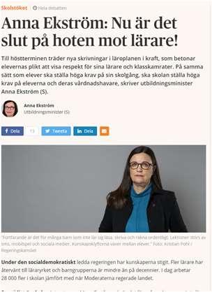 En ensamkommande ungdom har mycket hög frånvaro Efter samtal visar det sig att eleven blir