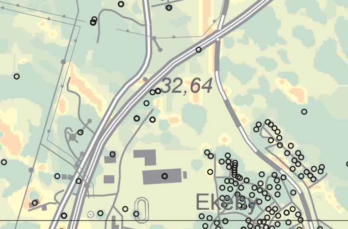 Utredningsområdets ungefärliga utbredning är markerat med en svart polygon.