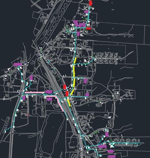 Figur 30: En bild som illustrerar var grön infrastruktur eller fördröjningsanläggningar skulle kunna placeras.
