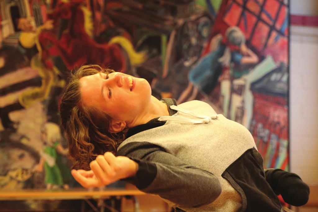 DANS SOM MOTIVATIONSFAKTOR Karin Delén har alltid älskat att dansa, men inte trott att det var möjligt för henne att göra det professionellt.