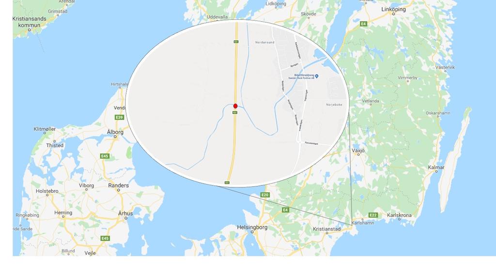 1 Introduktion DEL 1 FÖRSTUDIE OCH URVAL Europaväg 22 är en del av Sveriges stamvägar och går från Trelleborg till Norrköping.