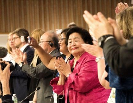 4 INNEHÅLL 4 10 12 KÄRNVAPENFÖRBUDET TANKAR OM FNFÖRHANDLINGARNA OCH VAD AVTALET KAN LEDA TILL AVTALET OM FÖRBUD MOT KÄRNVAPEN KOMMENTAR AV PETER WALLENSTEEN IPPNW KONGRESS I YORK 9 LÄRDOM FRÅN
