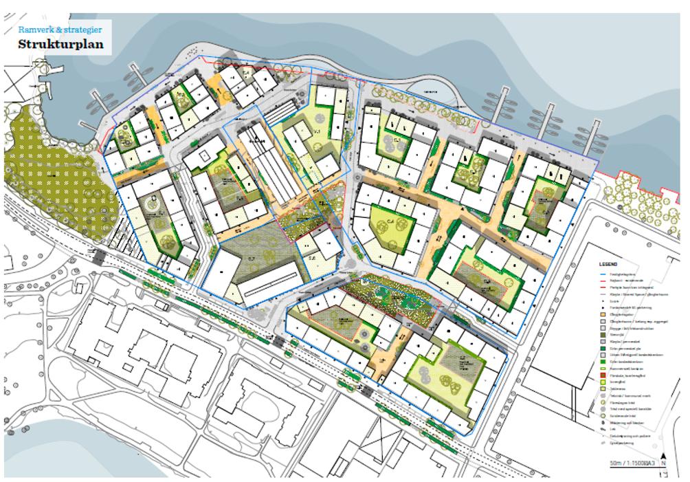 Sida 5 (9) Strukturplanens utformning. Illustration: Gehl architects.