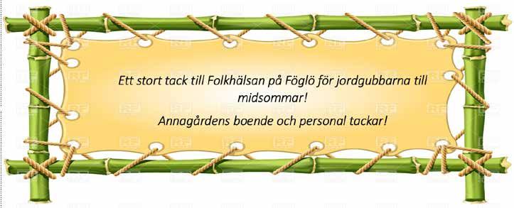 9 FÖGLÖBLADET AUGUSTI 2019 Vecka 31 Må 29.7 skinkstuvning & pasta Ti 30.7 fisk On 31.7 broilergryta To 1.8 fläskfärs, kall sås Fr 2.8 sommarsoppa Lö 3.