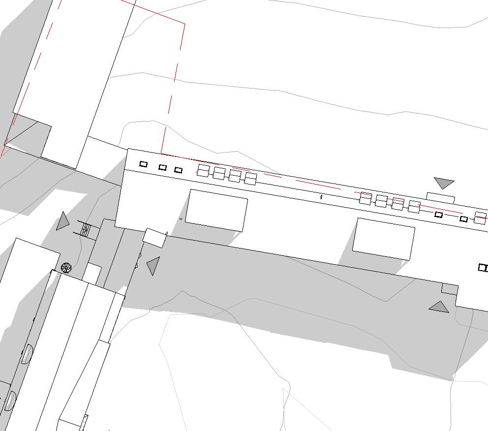 FÖRUTSÄTTNINGAR FÖRKLARINGAR I förslaget bevaras, "-talshuset", "50-talshuset" samt idrottshallen. Paviljongen rivs och en ny skolbyggnad byggs.
