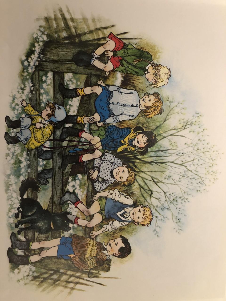 Bilaga 6: Läsförståelsetest Skola: Klass: Läsförståelsetest Vår i Bullerbyn av Astrid Lindgren och Ilon Wikland Utformad av: Helen