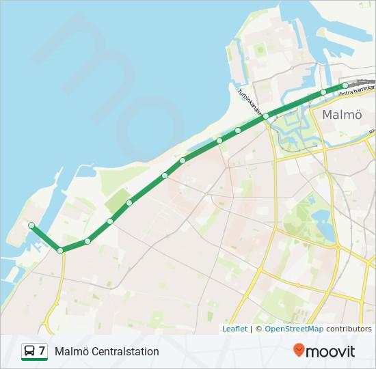 Riktning: Malmö Centralstation 12 stopp VISA LINJE SCHEMA Malmö Ön Övägen 15, Malmö Malmö Valborgsgatan Limhamnsvägen 133B, Malmö Malmö Packhusgatan Valborgsgatan 26, Malmö Malmö Geijersgatan