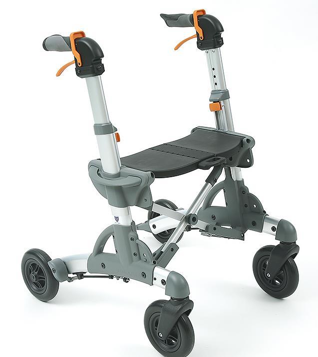 7. Rollator smal <57cm Rollator Compact Leverantör: Eurovema Mobility Liten och lätt rollator för trång inomhusmiljö.