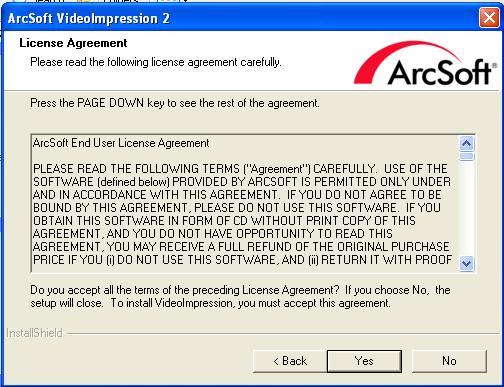 Välj och klicka på "ArcSoft