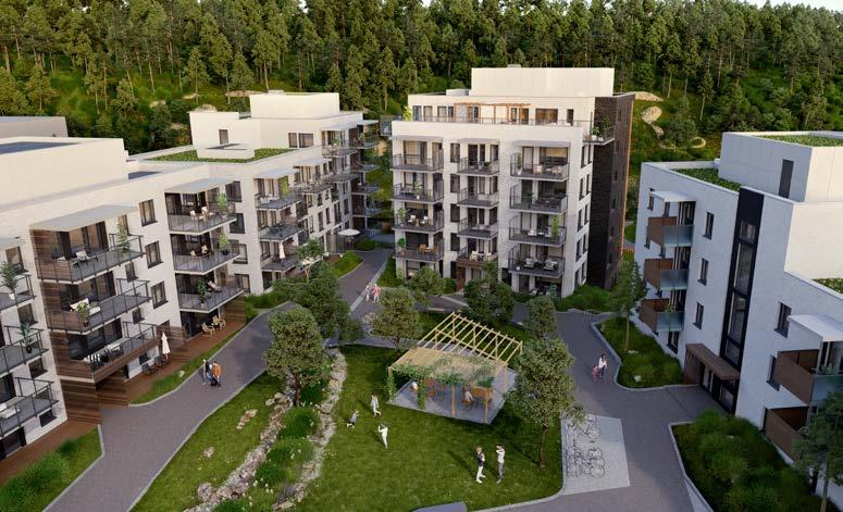 JMs marknadsandel i Sverige Genomsnittlig andel färdigställda bostadsrätter och småhus de senaste 5 åren (år 2014-2018) 69% 9% 4%