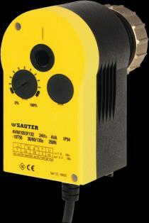 51.362 AVM 105/115S: Ventilställdon med Sauter Uniersal Technology (SUT) För regulatorer med analog utgång (0...10 V) eller kontaktutgång (2- eller 3-punkts styrning).