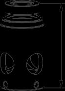 60 55,8 23,5 3,2 70 46,5 5 15 10 2,5 45,6 107,1 63 43,5 Ø8 Ø26,5 SW30