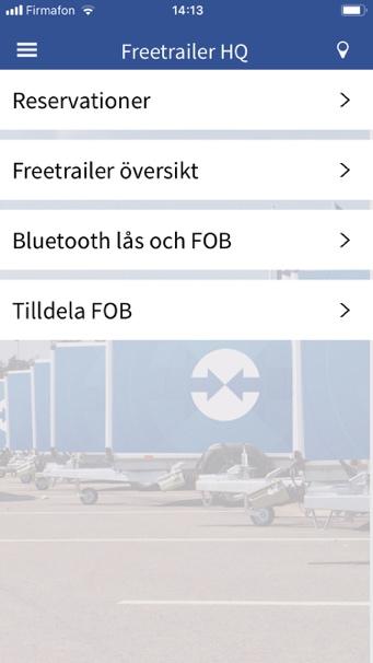 Översikt När du är inloggad i partner-appen får du en översikt där du har tillgång till de mest använda funktionerna. Location I den blå fältet längst upp på bilden är namnet på din butik.
