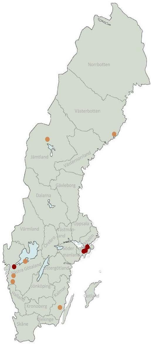 Byggda 2006-2018 Byggda IVA enheter, en- patientrum 4