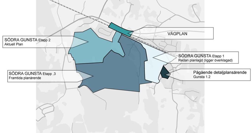 Tidigare ställningstaganden Planen ligger inom det område som i kommunens översiktsplan 2010 anges som Större utvecklingsområde (Stråket längs väg 282).