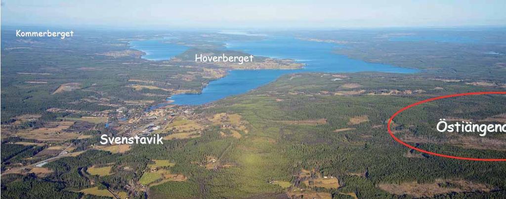 Utsikt från Östiängena mot