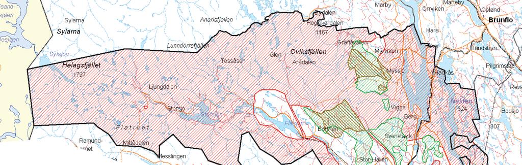 Kulturmiljöutredning krävs Enstaka vindkraftverk kan prövas Karta 1. Plankarta Tillägg till Bergs översiktsplan I gröna områden är det möjligt att miljöpröva större vindparker.
