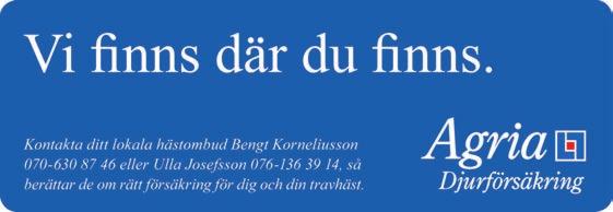 Eftertryck förbjudet Programredaktör: Linda Friberg, Mile Media Västergötlands Travsällskap, Axevalla Travbana 9 Axvall www.axevalla.se www.stochampionatet.se info@axevalla.travsport.