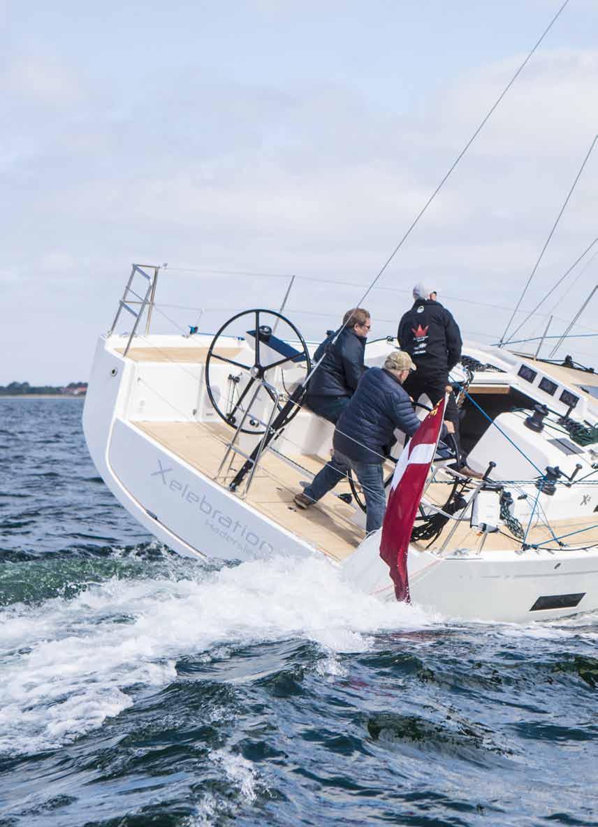 I FOKUS x-yachts X4 0 XELEBRATION För några år sedan åkte vi till Danmark för att testa den då nya X4 3 och det var kärlek vid första ögonkastet.