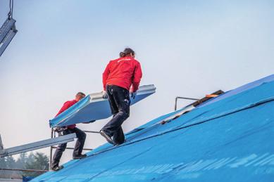 Skivan har en yta av gastät aluminiumkompositfolie med låg emissivitet och en underlagsduk som andas limmad på en sida.