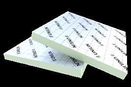 ROOF L/LE TAPERED Värmeledningsförmåga Plana och svagt lutande tak 1200 x 1200 mm Rak kant (SE) 0,022 ROOF L/LE TAPERED Brandklassning F/E i enlighet med EN 13501-1 CE, EPD Med fall upp till 30 mm