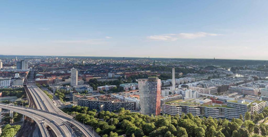 Sthlm Seaside Färdigställd 2017 och fullt uthyrd. Sthlm 01 Inflyttning Q3 2020. Sthlm 03 Färdigställd 2017 och fullt uthyrd. Sthlm 04 Inflyttning Q4 2020.
