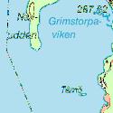 Em95. Storesjön, Solhem Datum: 29-1-22 Kommun: Nässjö Koordinat: 63834/143357 1-2 m norr om stenpiren. Den röda markeringen visar lokalens läge.