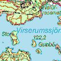 Em415. Virserumssjön, Ekhagen Datum: 29-1-21 Kommun: Hultsfred Koordinat: 635462/148584 Vid grillplatsen, öster om stenblocken. Den röda markeringen visar lokalens läge.