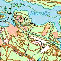 Em445. Narrveten, Storsjön Datum: 29-1-22 Kommun: Hultsfred Koordinat: 635957/148349 Cirka 1 m väster om sommarstugorna Den röda markeringen visar lokalens läge.