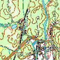 Em52B. Silverån, Hagelsrum Datum: 29-1-19 Kommun: Hultsfred Koordinat: 636537/15343 Cirka 1 m nedströms gångbron. Den röda markeringen visar lokalens läge.