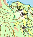 Em95. Ekenässjön Datum: 29-1-2 Kommun: Vetlanda Koordinat: 637358/145274 Sydöstra delen av sjön, -1 m öster om ett litet utlopp.den röda markeringen visar lokalens läge.