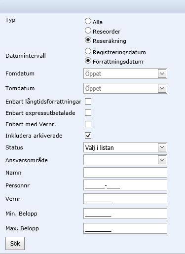 För att ta bort en reseräkning med status Pågående, be attestanten makulera reseräkningen eller returnera reseärendet till dig för makulering.