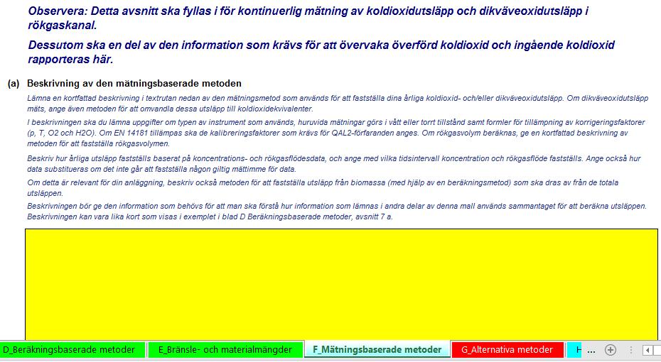 F: Mätbaserade metoder Naturvårdsverket