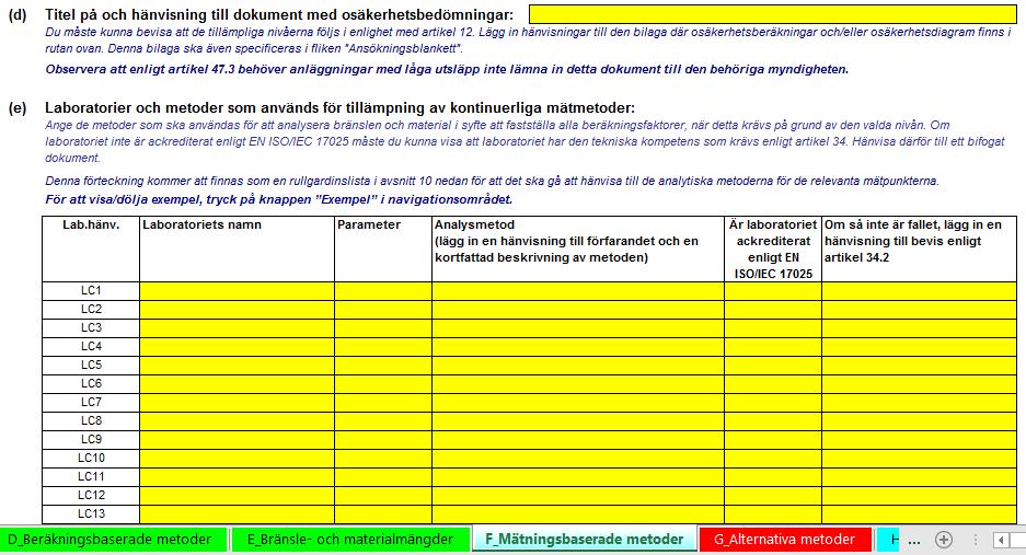 F: Mätbaserade metoder Naturvårdsverket