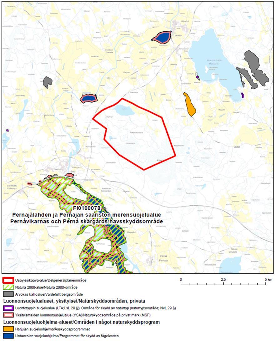7 Figur 2-5. Naturskyddsområden i näromgivningen.