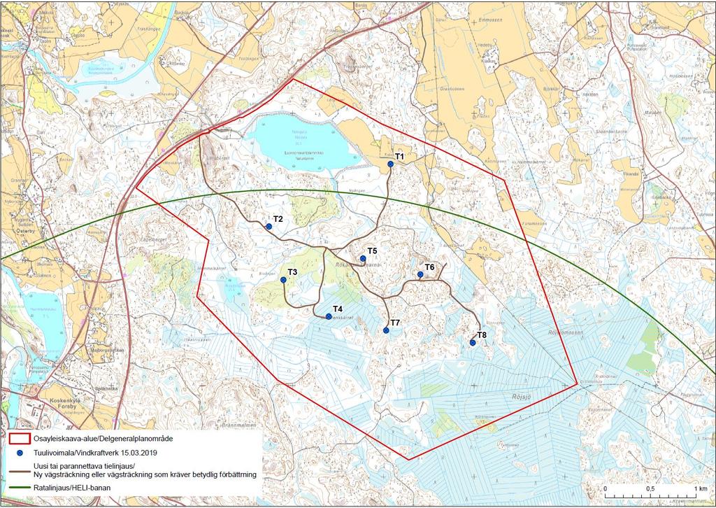 36 Trafikverket har för Nylands 2:a etapplandskapsplan gjort utredningen "Nopea ratayhteys Helsingistä itään, selvitys maakuntakaavaehdotusta varten" (En snabb banförbindelse från Helsingfors