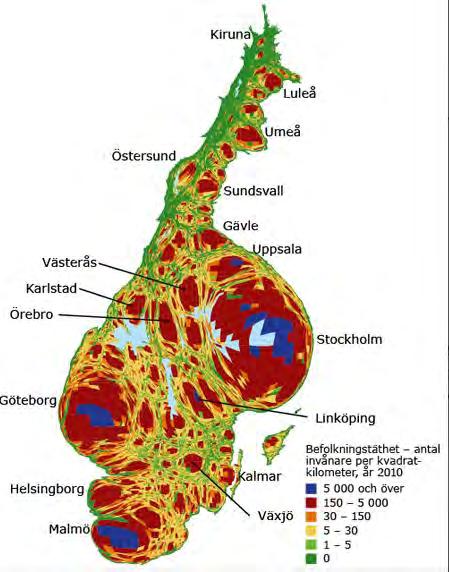 Den större bilden Urbanisering Globalisering