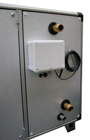 3005540-2017-03-03 Mekanisk montering 3.13 Anslutning av kylbatteri 3.13.1 Anslutning av kylbatteri Batteriet är konstruerat på samma sätt som ett värmebatteri.