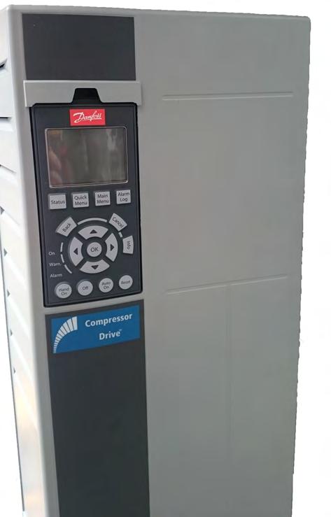 3005540-2017-03-03 Mekanisk montering 3.16 Motorventil 3.16.1 Motorventil, MV2W/MV3W Det tillåtna trycket som anges för kyl-/kondensorbatteriet ska följas (max. tryck är 42 bar).