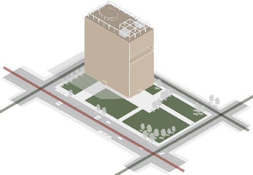 KONTEXT - TRAFIKENS OLJUD Byggnaden ligger i centrala Louisville, Kentucky USA, omgiven av vägar. I det närliggande området finn polis och brandstation vilket ibland kan orsaka oljud.