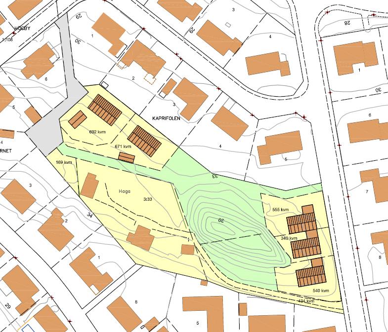 för bostadsändamål i enlighet med nuvarande markanvändning.