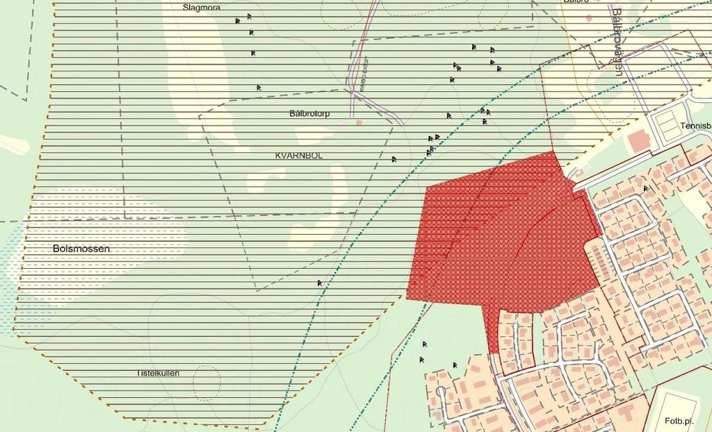 3 ÖVRIGT Västertorpsskogen omfattas i norra delen av riksintresse för kulturmiljövården, Skedviken.