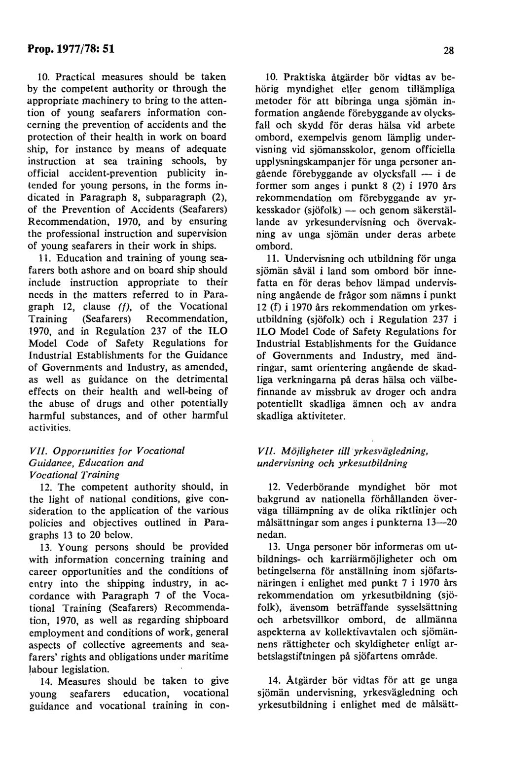 Prop. 1977 /78: 51 10.