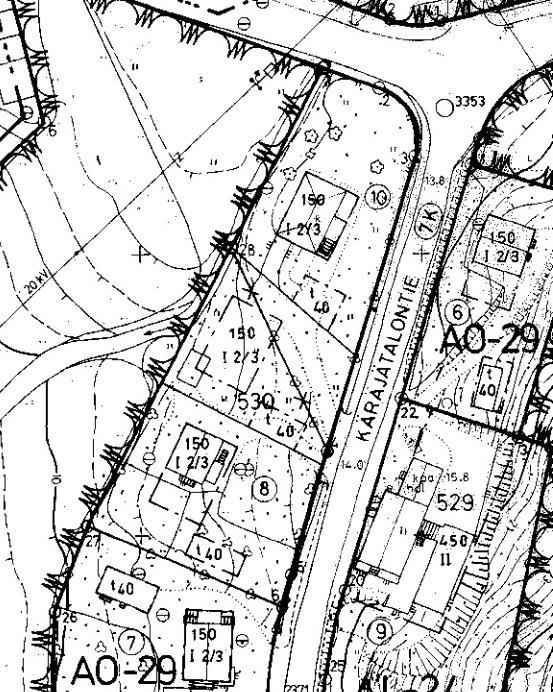 Våningstalet är 1 ⅔. Bilaga 2. Utdrag ur detaljplanesammanställningen. I de tidigare detaljplanerna för området (DP 192, godkänd 8.6.