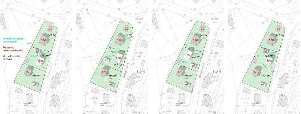 I delgeneralplanen anvisas området som bostadsområde dominerat av småhus där miljön bevaras.