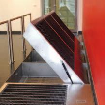CleanGate, det automatiska systemet för sulrengöring, kan minska nedsmutsningen till ett minimum. CleanGate ser ut som en vanlig entrématta som är nedsänkt i golvet.