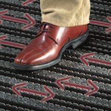 Device enclosure, air-filtering and special working clothes can prevent a great deal of dirt transportation but shoe soles carry a lot of dirt as well.