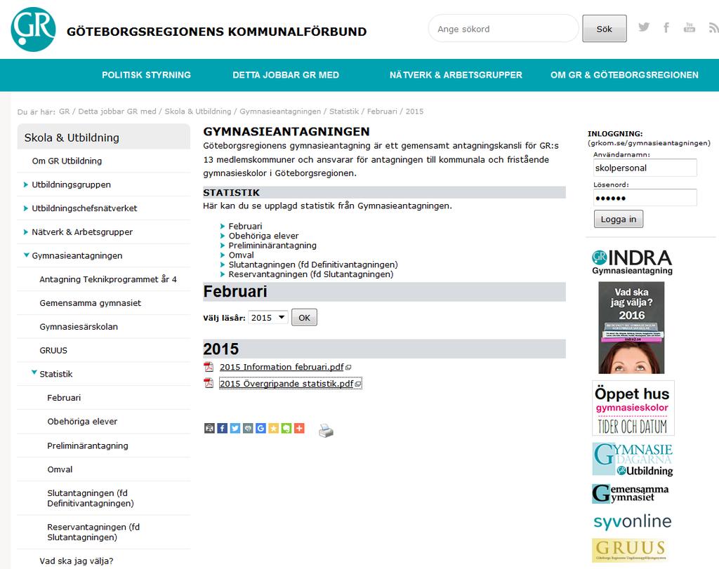 Mer statistik och